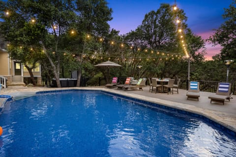 Heated pool with a huge sky deck to enjoy any time of the day