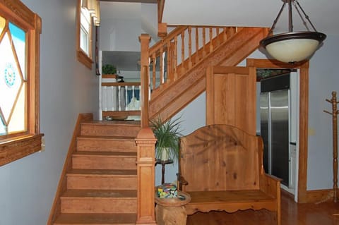 Staircase leading upstairs 