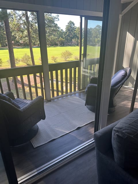 Closed in balcony, relax and enjoy the view - early morning to dusk