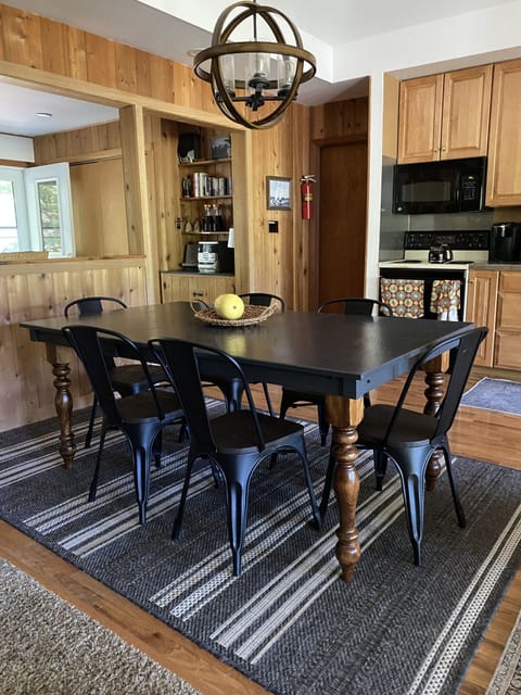 Kitchen table with seating for 6