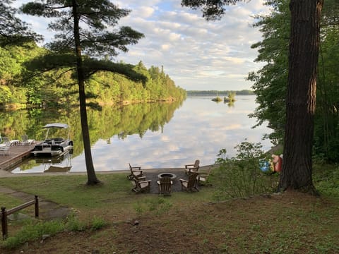 from the cottage to the Lake