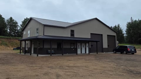 use center white door to access upstairs 