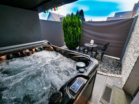 Spa on private terrace