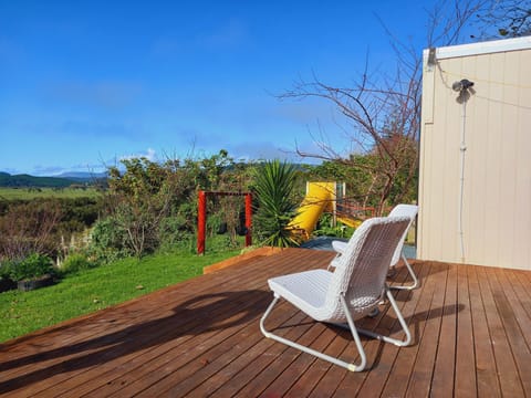 Kids playground and sleep out