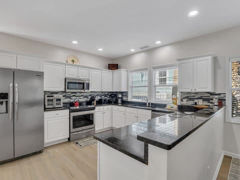 Kitchen with Stainless Steel Appliances at 30 North Forest Beach Drive