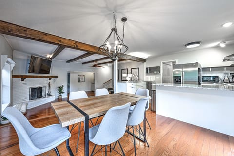 Large area to congregate and enjoy each other