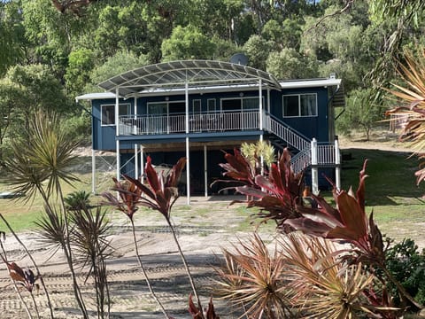 Front view of the house. 