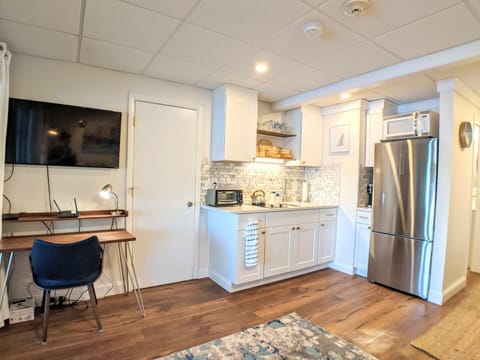 work and kitchen area