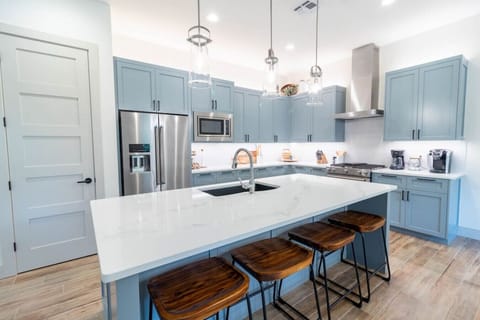 Kitchen with island seating