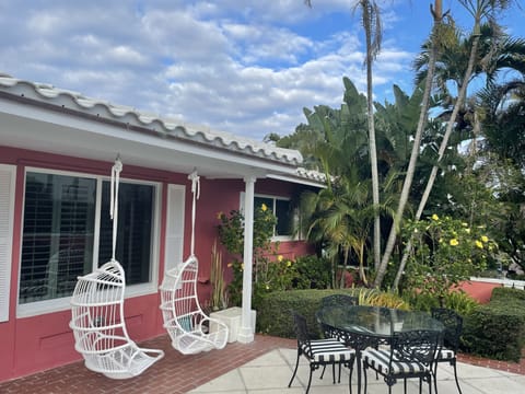 Beautiful patio for morning breakfast and cookouts in the evenings.