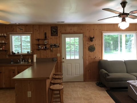 Kitchen and living room