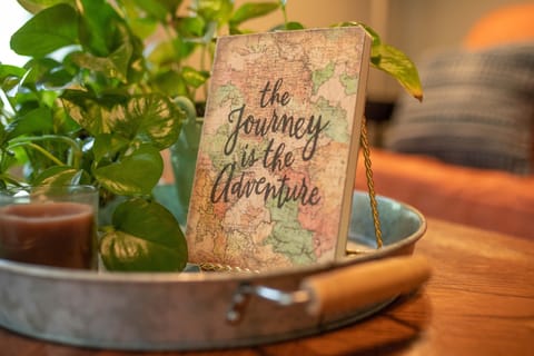 Our Guest book for guests to sign if they wish. We love to read the comments.