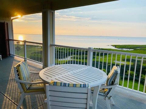 Back Balcony Overlooking Bay