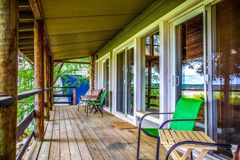 Take in those amazing views of the lake and Hill Country from the comfort of the shaded deck.