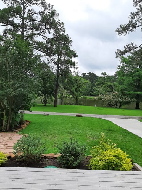 View of lake from porch
