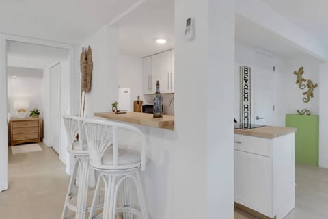 Enjoy sitting at the counter/bar to chat while cooking a meal.