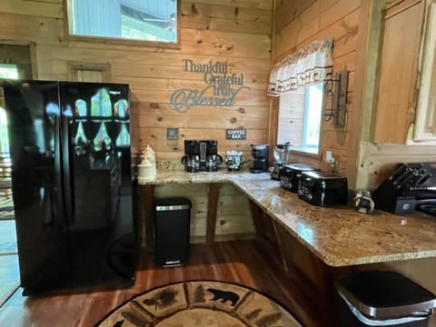 Coffee Bar -
* Double Coffee Pot
* Keurig
* K-Cups, Sugar & Sweet-N-Low Provided