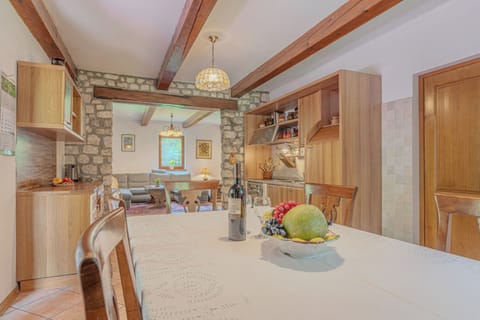 Kitchen and dining area