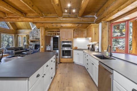 Chef's kitchen with state of the art appliances