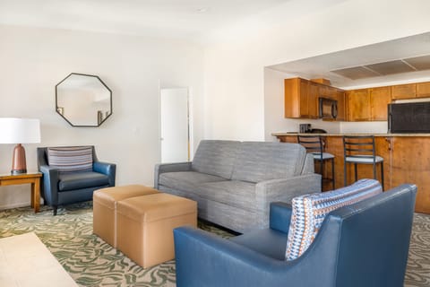 Living Area & Kitchen