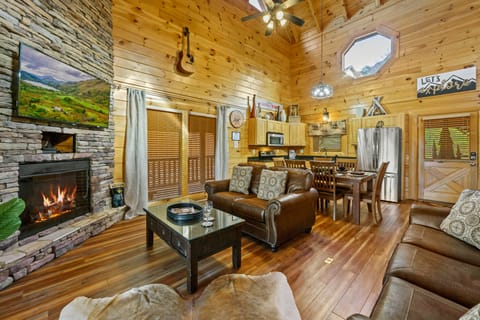 Newly renovated & updated cabin with an open floor plan. 