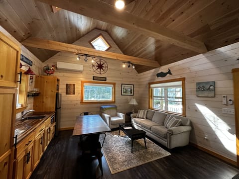 Kitchen/Living Area. Mini Split Heat and Air Conditioning
