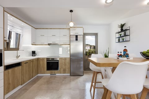 A fully equipped kitchen for culinary wonders.