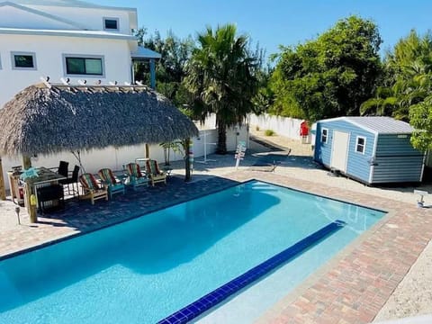 Pool with Tiki Area with wheelchair ramp accessibility