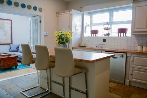 Spacious kitchen and second living room