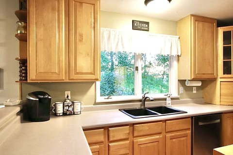 Keurig Coffee machine and kitchen 