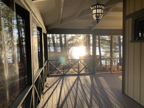 Front screened porch - newly built
