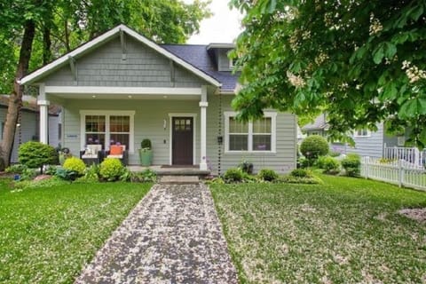 Front View- With outside seating on the porch.