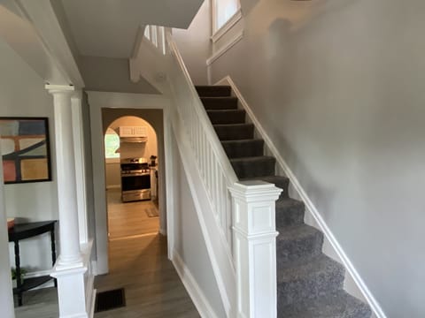 Entry and stairs to the second level