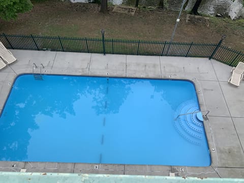 Pool view from the balcony