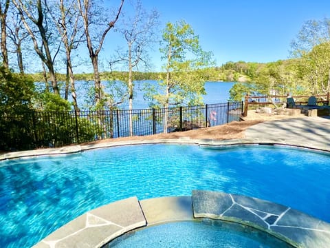View from the new pool