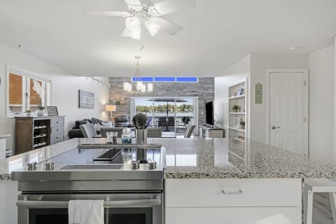 Make dinner and look out at the lake