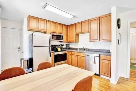 Our kitchen has everything you need to make meals at home!