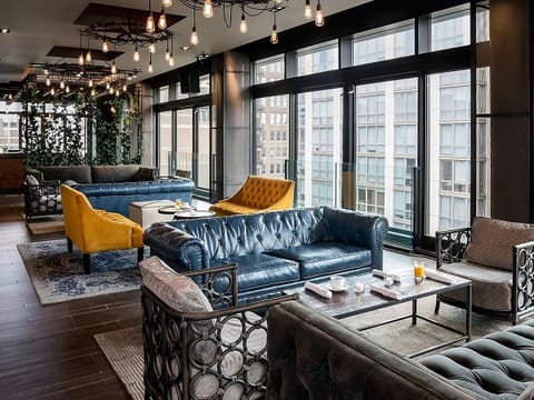 Stretch out in a stylish lounge made for slow mornings.