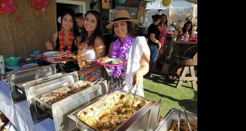 Plenty of room for additional tables and catering options. 