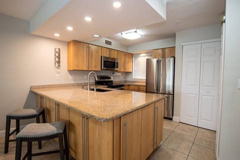 Two bar stools at the large island for helping hands or just watching!