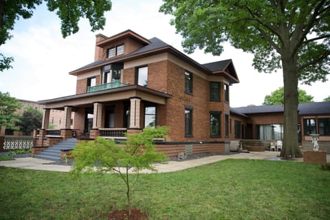 Front of house and porch.