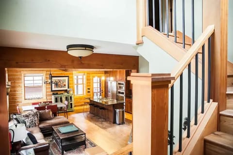 View of main room from steps