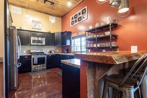 Open kitchen to encourage gathering