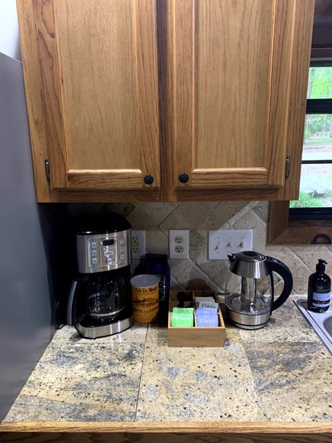 Tea and complimentary coffee