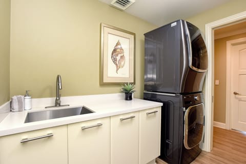 Laundry Room with mega size washer and drier