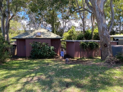 The Hideaway is completely private. The house nestles amongst the trees.