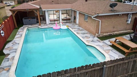 Pool for swimming and relaxation