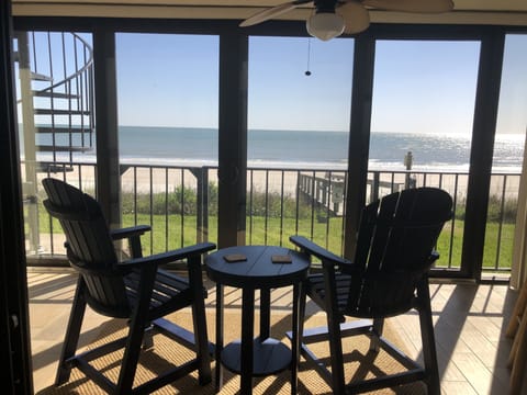 Berlin Garden chairs for inside patio. 
Separate chairs for beach provided.