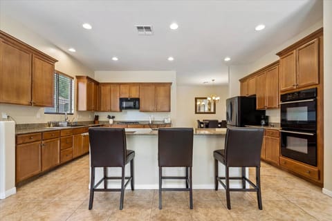 Keep the family cook company while dinner is simmering