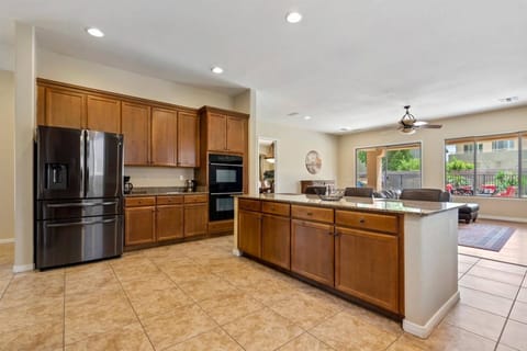 Store all your groceries in the large refrigerator